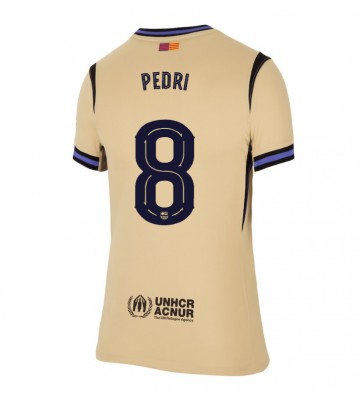 Barcelona Pedri Gonzalez #8 Segunda Equipación Mujer 2025-26 Manga Corta Barcelona Pedri Gonzalez #8 Segunda Equipación Mujer 2025-26 Manga Corta